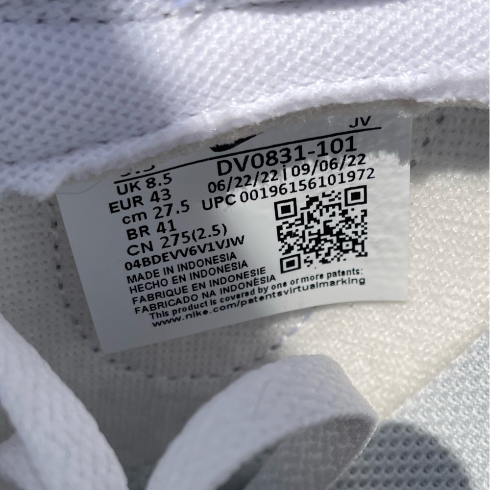 Nike Dunk Low Pure Platinum Shoes Size 9.5 Men’s - Picture 11 of 11